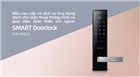 Giới thiệu về cách dùng ứng dụng khóa vân tay sHome Doorlock của Samsung