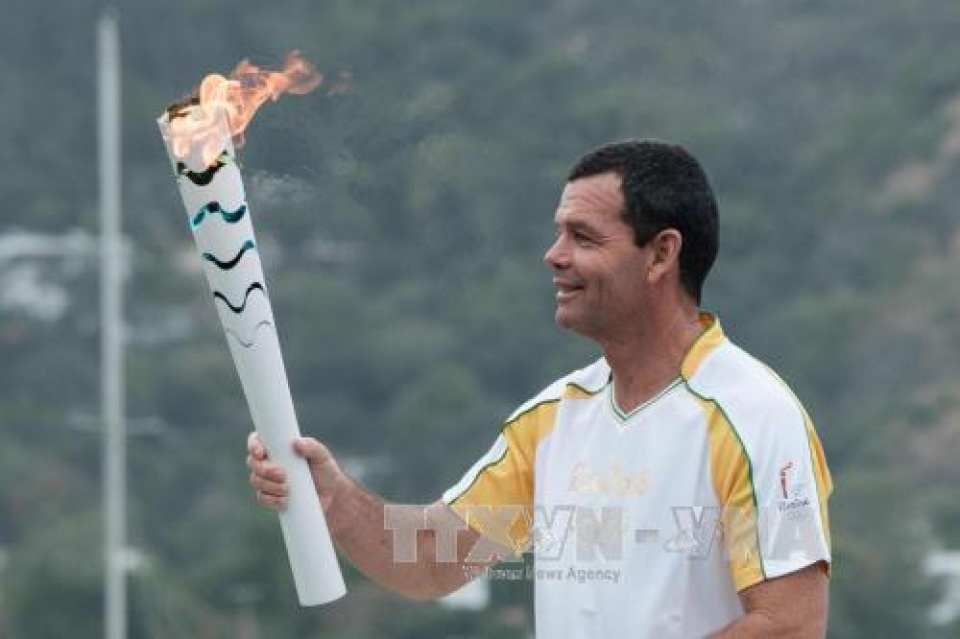 Ngọn đuốc Thế vận hội đã tới thành phố Rio de Janeiro