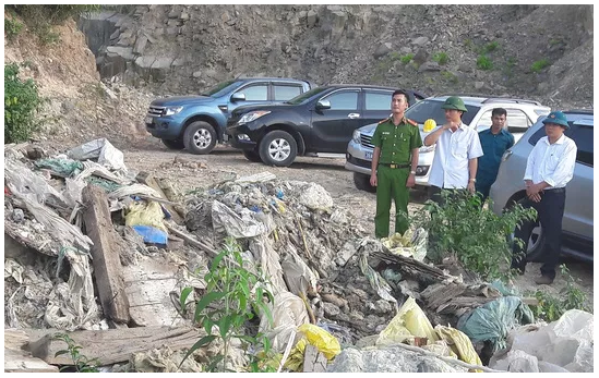 Phát hiện thêm một bãi đổ rác có nguồn gốc từ Formosa