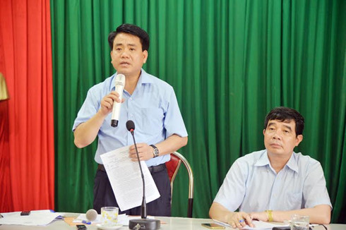 Chủ tịch Hà Nội đối thoại với người dân về việc xử lý rác thải Nam Sơn
