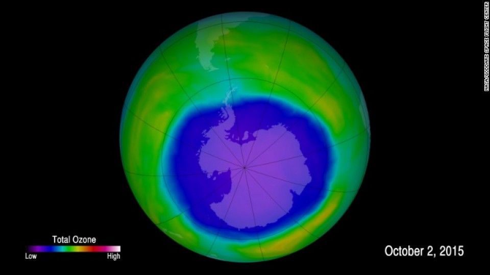 Tầng ozone trên Nam Cực đang hồi phục