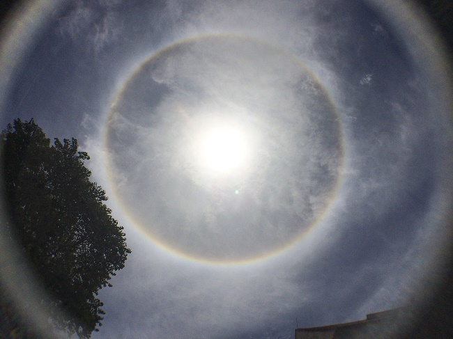 Điện Biên: Xuất hiện quầng mặt trời trong khoảng 3 giờ đồng hồ