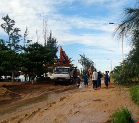 Vụ vỡ hồ chứa bùn thải titan: Cty Tân Quang Cường khai thác khi chưa đủ điều kiện